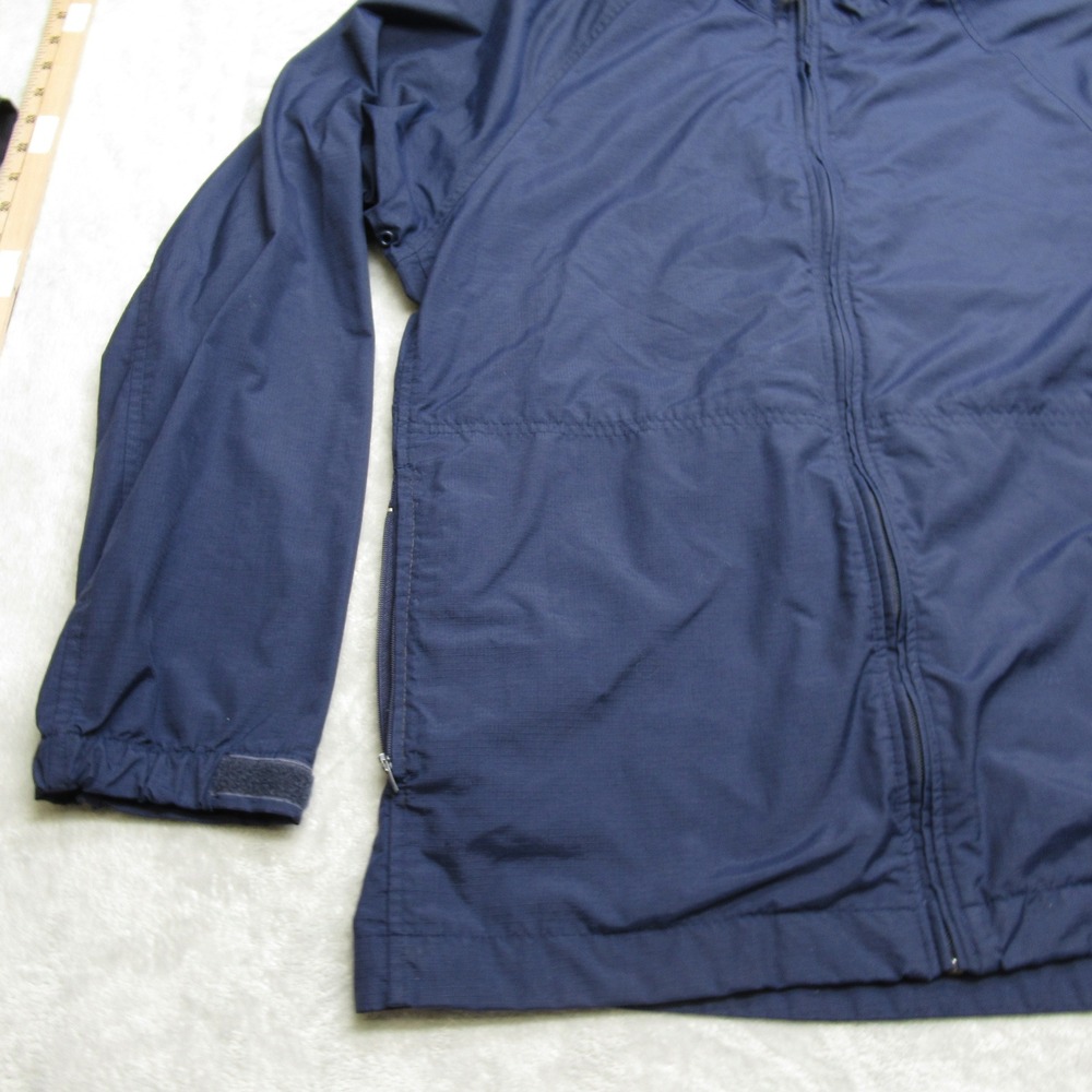 Nike Jacket Men Large Navy Full Zip Lightweight Ripstop Packable Windbreaker VTG - Picture 6 of 13